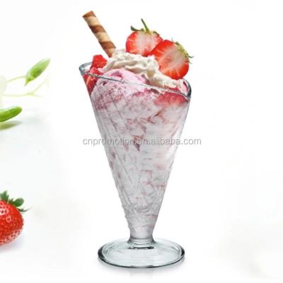 China Viable Personalized Ice Cream Cone Mug / Bowl With Spoon for sale