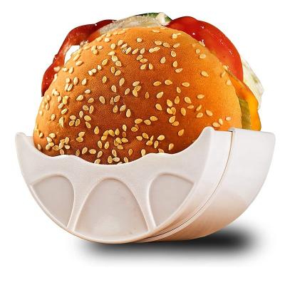 China Original Rack Dishwasher Safe Hygienic Reusable Hamburger Roll BPA Free No Mess Eco Friendly Hamburger Shell for sale