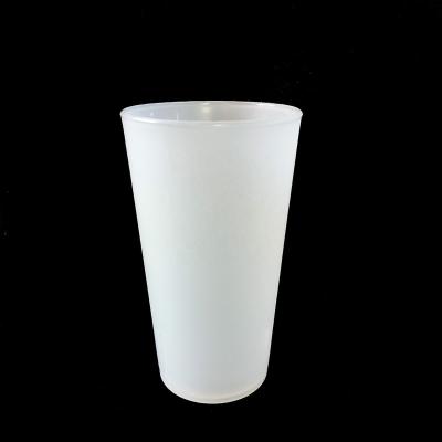 China Custom Logo Reusable Juice 350ml Tumbler Unbreakable Stackable Sustainable Thicken PP Plastic Drink Cup 12oz for sale