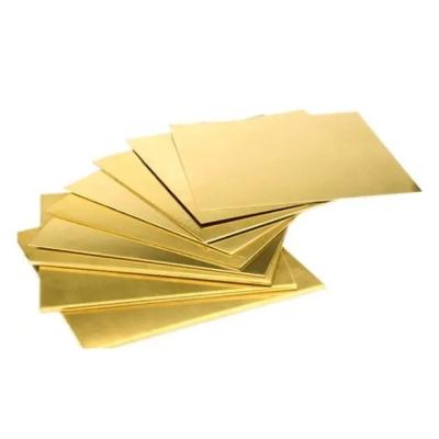 China Custom Brass Factory M63 Brass Sheet Metal Sheet 1mm Copper Brass Plate / Sheet Supplier for sale