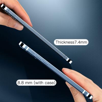 China 2022 Built-in Flannel Stainless Steel TPU Edge Protector Shockproof Mobile Phone Case Anti-Skid and Anti-Scratch for Apple iPhone for sale