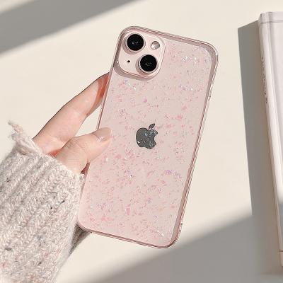 China Style Shockproof Cool Transparent Glitter Soft Silicone Phone Case For iPhone 12 Pro Samsung Phone Protective Cover Max Phone Cases for sale