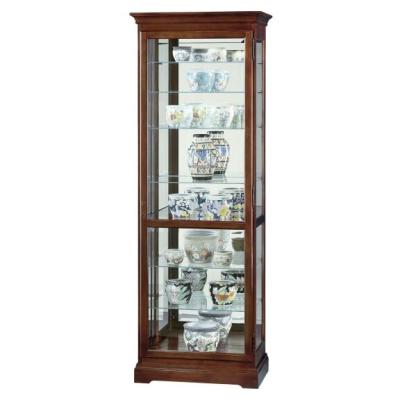 China K/D Curio Cabinet Living Room Wall Lighted Cabinet for sale