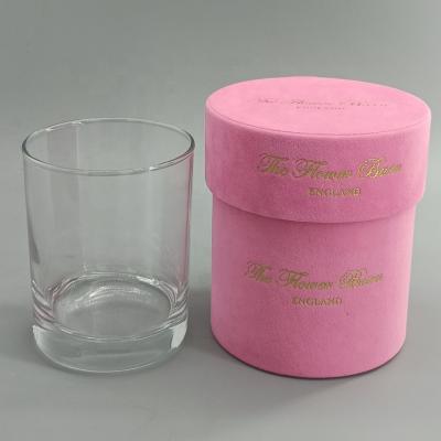 China Recycled Materials Custom Logo Luxury Gift Paper Wrapping Around Candle Boxes for sale