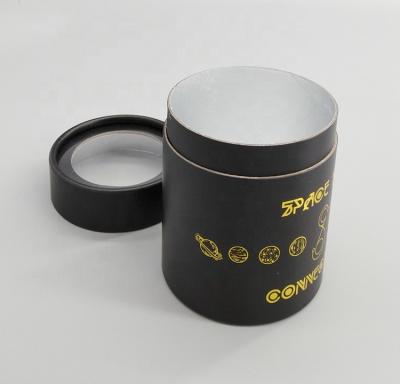 China Recycled Materials Like Round Paper Tube Packaging Box For Tea Packaging for sale