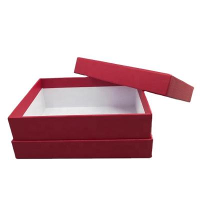 China Best Gift Price of Gift Box Packaging, Custom Festival Red Paper Gift Boxes in Factory Price for sale