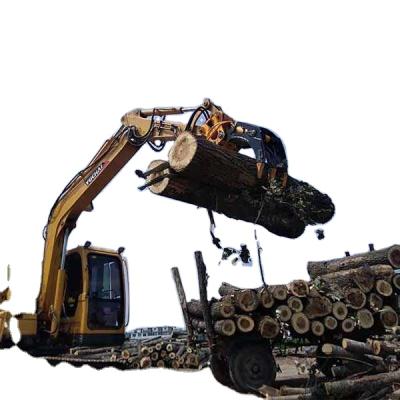 China Hot Selling 4-36ton Excavator Use Eccentric Pin Hydraulic Grapple Excavator Grapple for sale