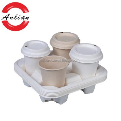 China Disposable Bagasse Pulp Compostable Sugar Cane 5 Oz Cup With Lid for sale