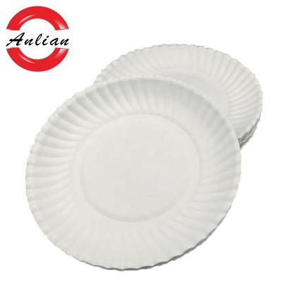 China ODM Disposable Oill Proof Sugar Cane Bagasse Pulp Round Disposable Biodegradable Dishes for sale