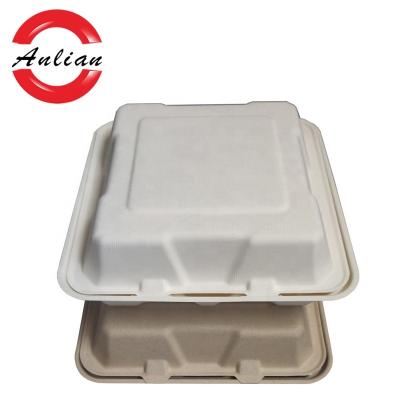 China Wholesale Disposable Bagasse Clamshell 7