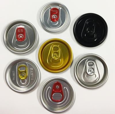 China Custom Non Spill Wholesale CDL/B64 Easy Open Non Spill Drink Can Lid PET Bottle Beverage Can Lids for sale