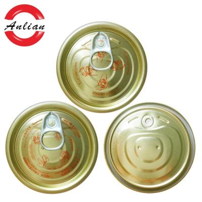 China Easy Open Lid EOE Child Safe Tin Can Wide Open Child Safe End End Sealing Top Lid For Canned Food for sale