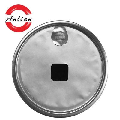 China Child Safe Thin Layer Compound Lid Easy Peel End Coffee Tin Plate Lids For Dry Food Packaging for sale