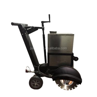 China Construction worksÂ   125 mm HDS09T Hydraulic Cutting Depth Cut Out Saw With Trolley For Pavement Cutting for sale