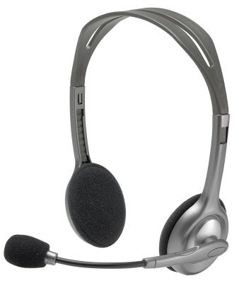 China Headset Stock Logitech H110 Headset Multi-Feature Stereo Headphones With Dual 3.5mm Jack Plug for sale