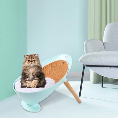 China New Arrival Multi Function Sustainable Products Luxury Elegant Appearance Customized Pet Owners Decorating Furniture Cat Sofa Bed for sale