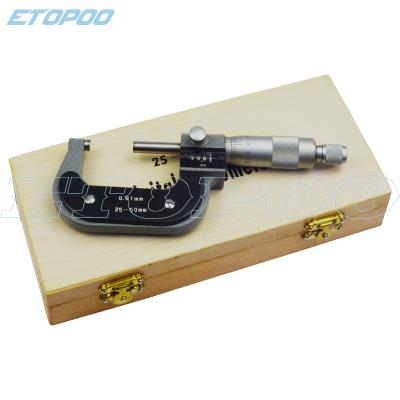 China Wholesale Counter Micrometer 25-50mm/0.01 or Retail Outside KFC71-50 Micrometer Gauge Gauge for sale