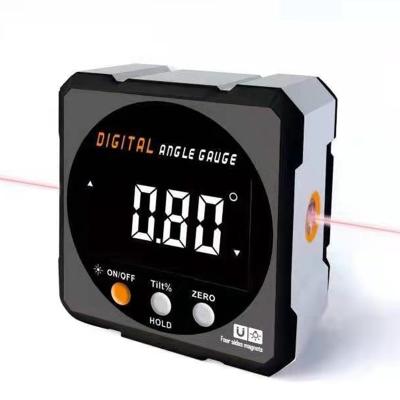 China USB Chargable Professional Inclinometer Level Laser Level Measuring Box Angle Digital Protractor Magnetic Base DC99 for sale