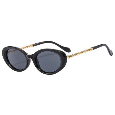 China Fashion Sunglasses unisex thick cateye frame uv400 sunglasses round acetate sun glasses for sale