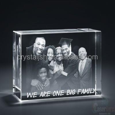 China Cheap Incredible Europe Laser 3D Figure Cube For Ceremony Gifts for sale