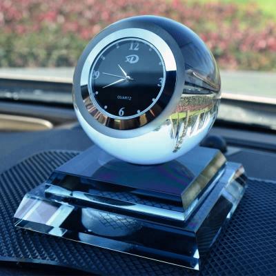 China Europe wholesale crystal ornament, crystal clock, crystal ball clock and crystal glass car perfume bottle for decoration gifts for sale