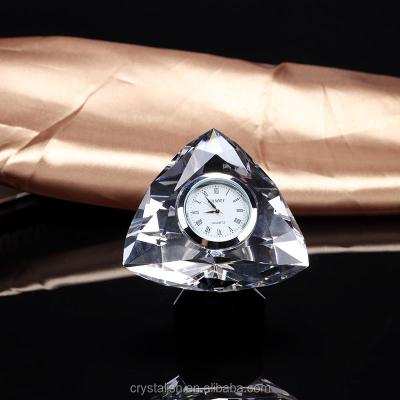 China China Gifts Custom Crystal Diamond Mini Clocks for sale