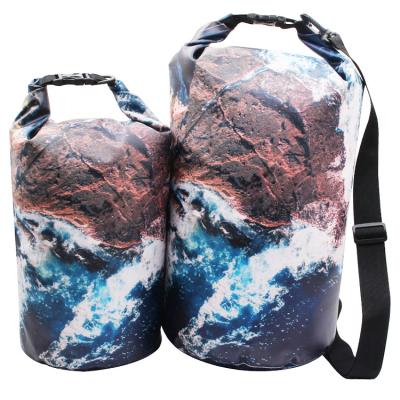 China 500D PVC Tarpaulin 2L 5L 10L 15L 20L 30L PVC Kayak Fishing Camping Waterproof Dry Bag for sale