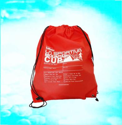 China Recyclable Wholesale Cheap Nonwoven PP Drawstring Bag For Shopping for sale