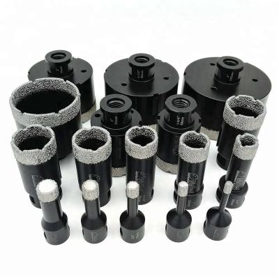 China Granite Tile Ceramic Marble Drilling 6MM -150MM Vacuum Diamond Drilling Core Bits Drills Welded Hole Saw Hole Cutter Diamond Drill Bits For China Marble Granite for sale