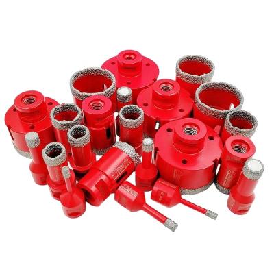 China Tile Granite SHDIATOOL Brocas Porcelain Tile Core Ceramic Marble Vacuum Welded Drill Bit Cutter Diamond Drills Hole Saw Hole Cutter Diamond Drilling Bits for sale