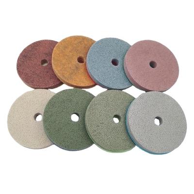 China 4inch A6190410 Diatool 4inch Diamond Foam Pad Stones Terrazzo Floor Softer Polishing Pad for sale