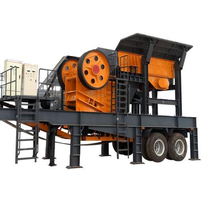 China Mining Mobile Stone Crusher Plant Machine Price for sale