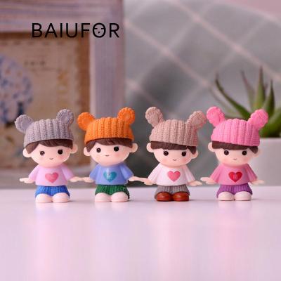 China Fairy Accessories China Kawaii Cartoon Girl Figure Doll Garden Car,Table Decor Child Gifts Figurines and Miniatures for sale