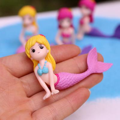 China China cartoon mermaid girl figures, fairy garden miniature, figurines for mini greenhouses, home decoration, toy and gift for sale