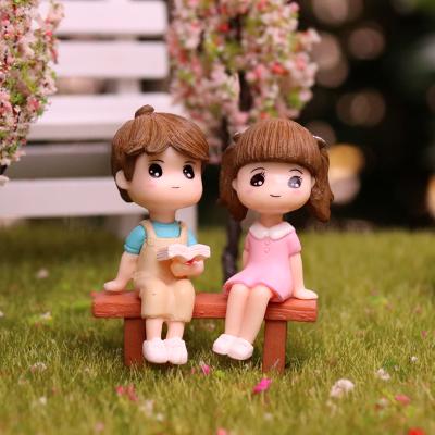 China China Stool Girl+ Boy+ Doll Toys Action Numbers Lovely Anime Cute People Kawaii Couples Harden and Home Decoration Children Gift for sale