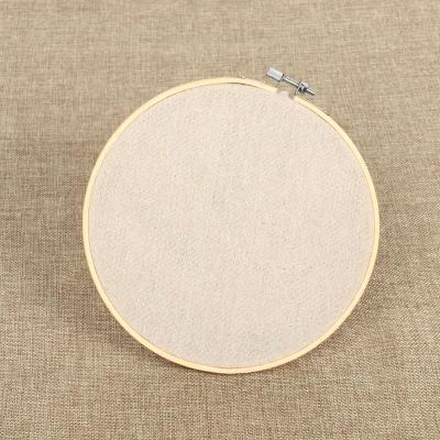 China Hot Sale 15cm Embroidery Hoops Bamboo Hoop Frame Bamboo Cross Stitch Frame TDE001 for sale