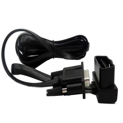 China GPS OBD Male 90 Degree With D-SUB 9 Female Cable Assembly for sale