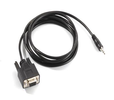 China Computer RS232 DB9F to 3.5mm L=1M Stereo Plug Cable Assembly for sale