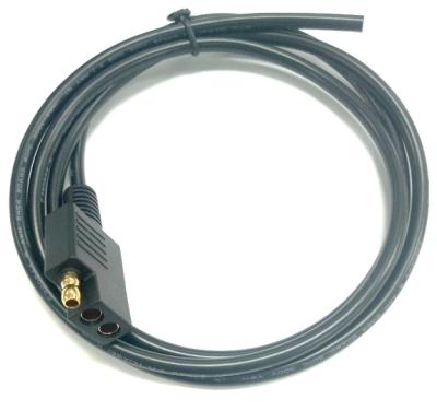 China Displayer 3 Pin Sea Cable Assembly 1.2M Black 18AWG*3C Cable for sale