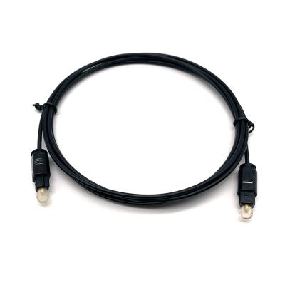 China Digital AUDIO Optical Fiber Cables Toslink Audio Plug To Toslink Plug 1m OD 2.2mm for sale