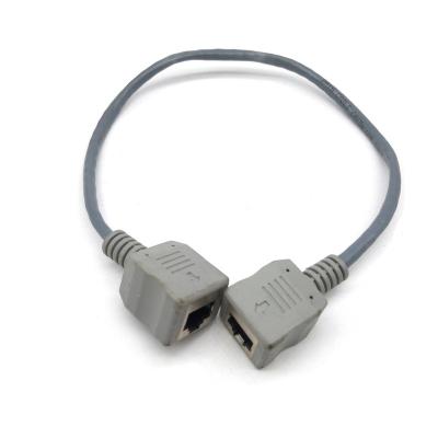 China Camera CAT5e RJ45 Female to Female Lan Extension Cable for sale