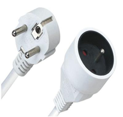 China Industrial Equipment EU Plug To Socket Extension Power Cord L=1.5M 1.5mm2*3C Cable for sale