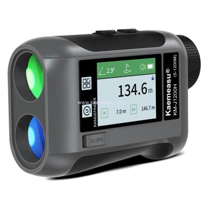 China Kaemeasu Wiederaufladbare Laser-Rangefinder Stimme Golf-Rangefinder LCD-Display Teleskop mit Seitenbildschirm J1200 zu verkaufen