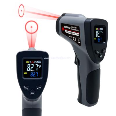 China Kaemeasu 380°C Arma de temperatura láser de anillo Higrómetro de emisividad Arma de temperatura digital ajustable en venta