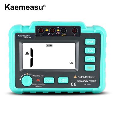 China Kaemesau Isolatieweerstandstester 1000V 2500V Overbelastingbescherming Digitale Isolatieweerstandstester IR10B Te koop