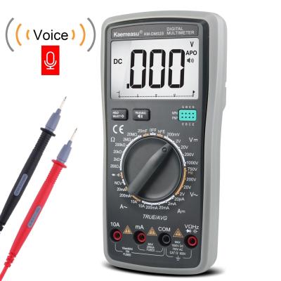 Cina OEM ODM Multimetro elettronico DC AC NCV professionale True RMS Tester Auto range Multimetri di segnalazione vocale intelligenti in vendita