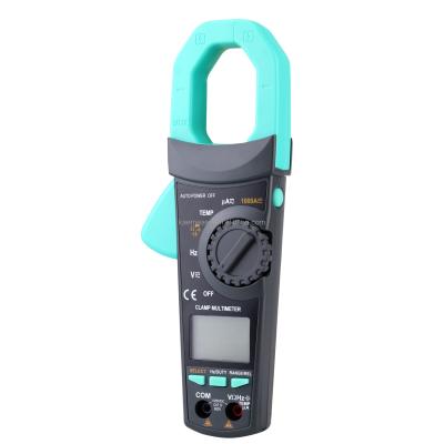 China Big Clamp Multimeter T-RMS AC DC 1000V 1000A Diode Test Continuity Buzzer Digital Clamp Meters for sale