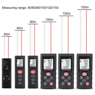 China 40m 100m OEM ODM Mini Portable Digital Rangefinder Infrared Laser Distance Meters Electric Laser Rangefinders for sale