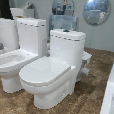 China Wholesale Modern One Piece Toilet Siphon Toilet Bathroom Ceramic Wash Down Toilet for sale