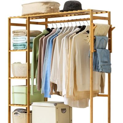 China Home Furniture Wardrobe Storage Rack Organizers Floor Shoe Rack Large Capacity Clothing Multifunctional Modern Minimalist Coat Hanger for sale